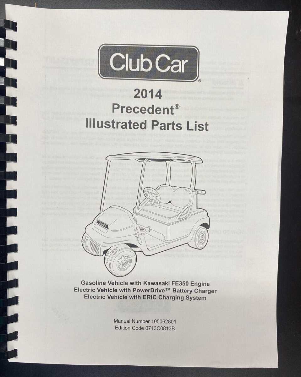 club car precedent parts diagram