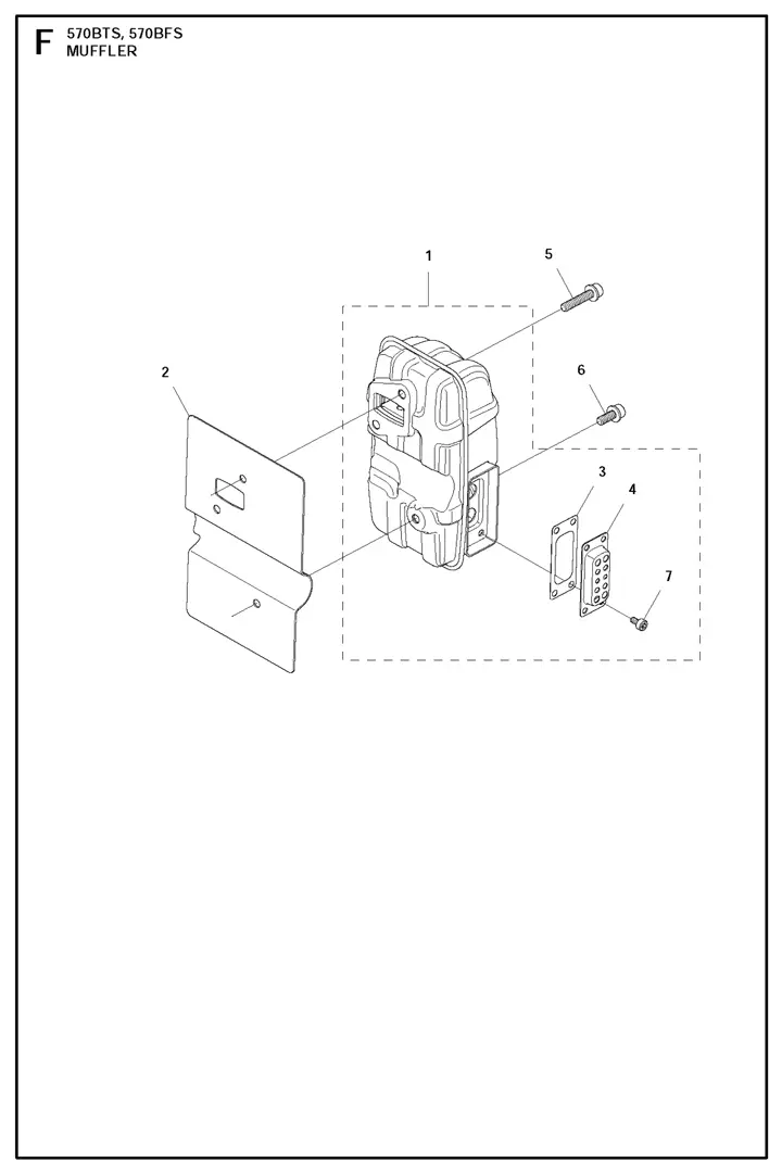 husqvarna 570bts parts diagram