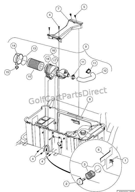 club car precedent parts diagram