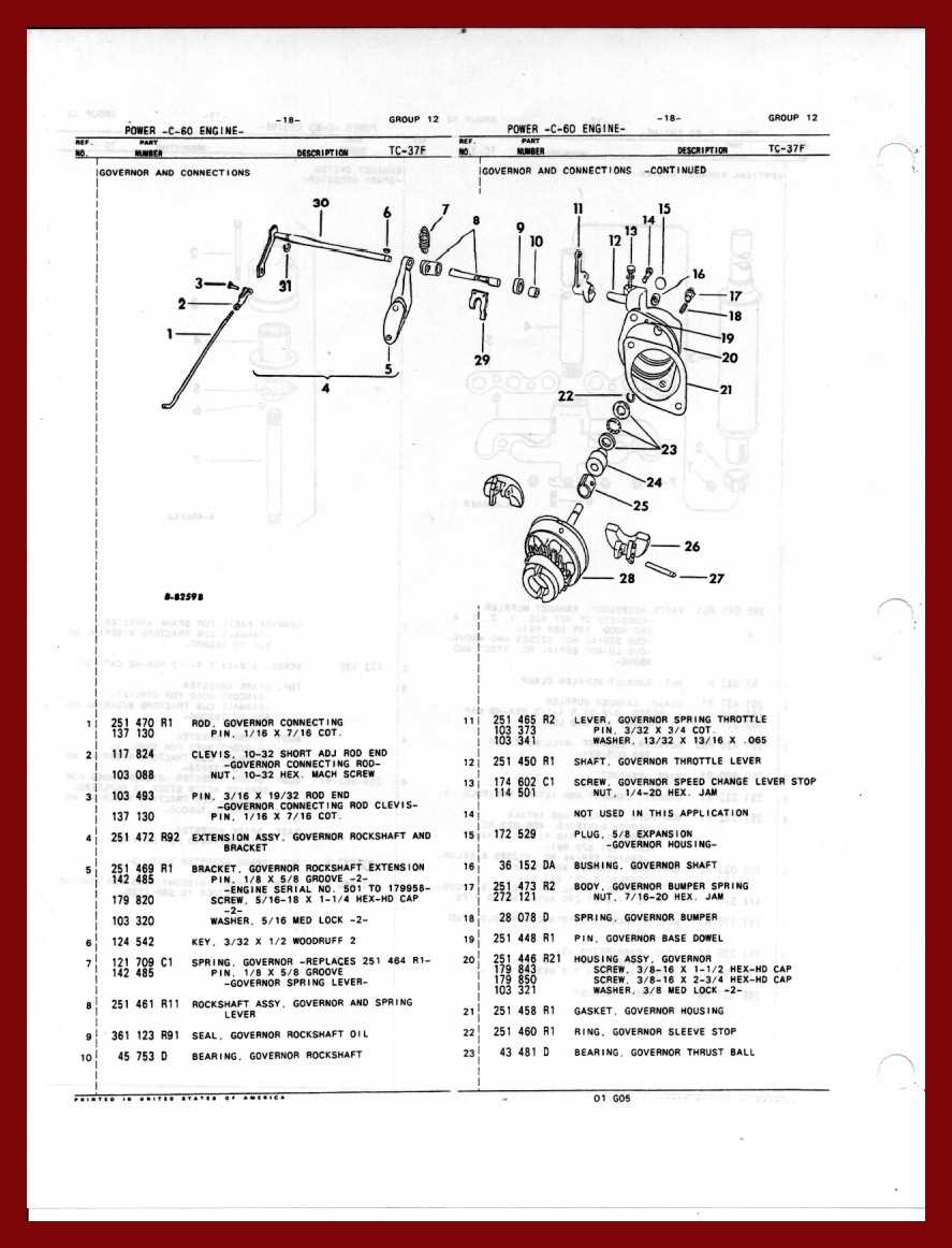 farmall cub parts diagram