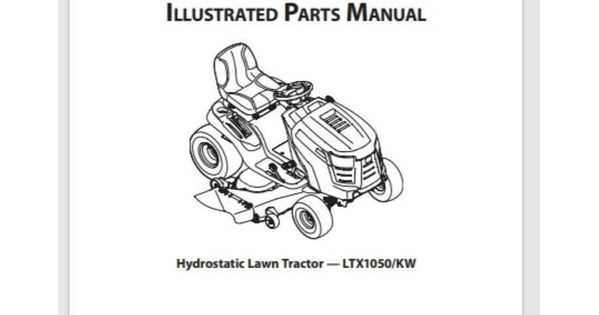 cub cadet ltx 1050 deck parts diagram