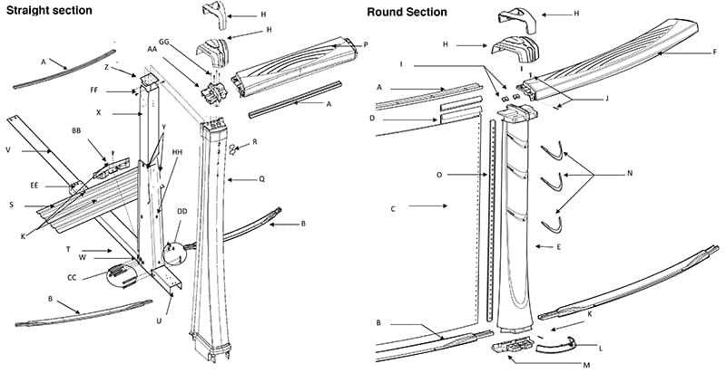 pool parts diagram