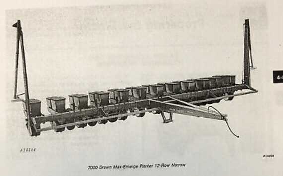 john deere 7000 4 row planter parts diagram