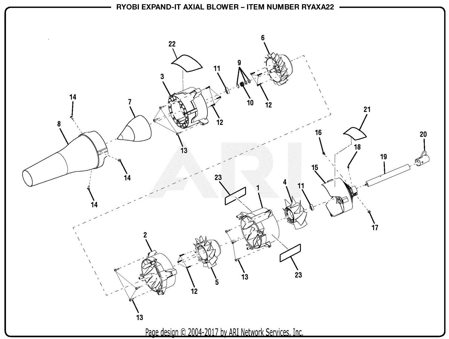 ryobi expand it parts diagram