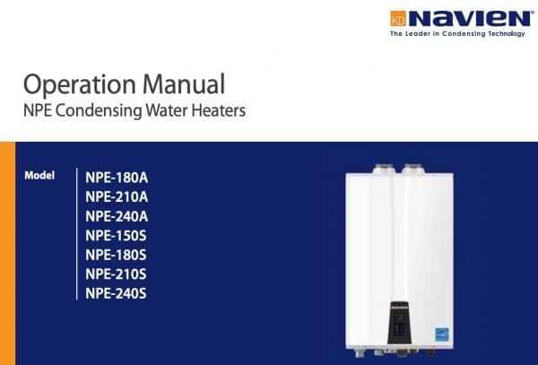 navien water heater parts diagram