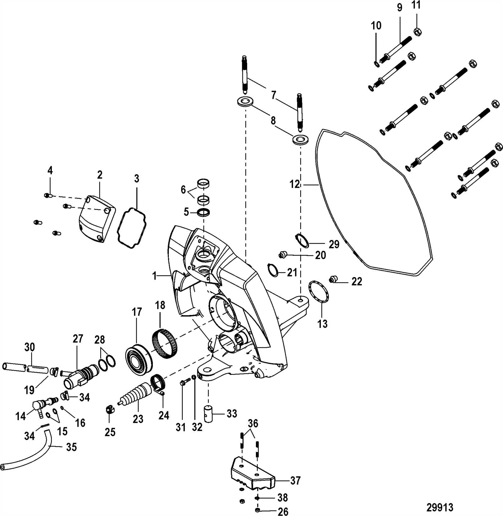 mercruiser alpha 1 parts diagram