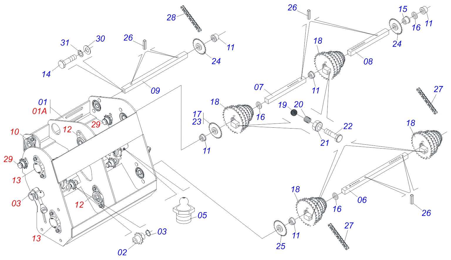 whiteman mortar mixer parts diagram