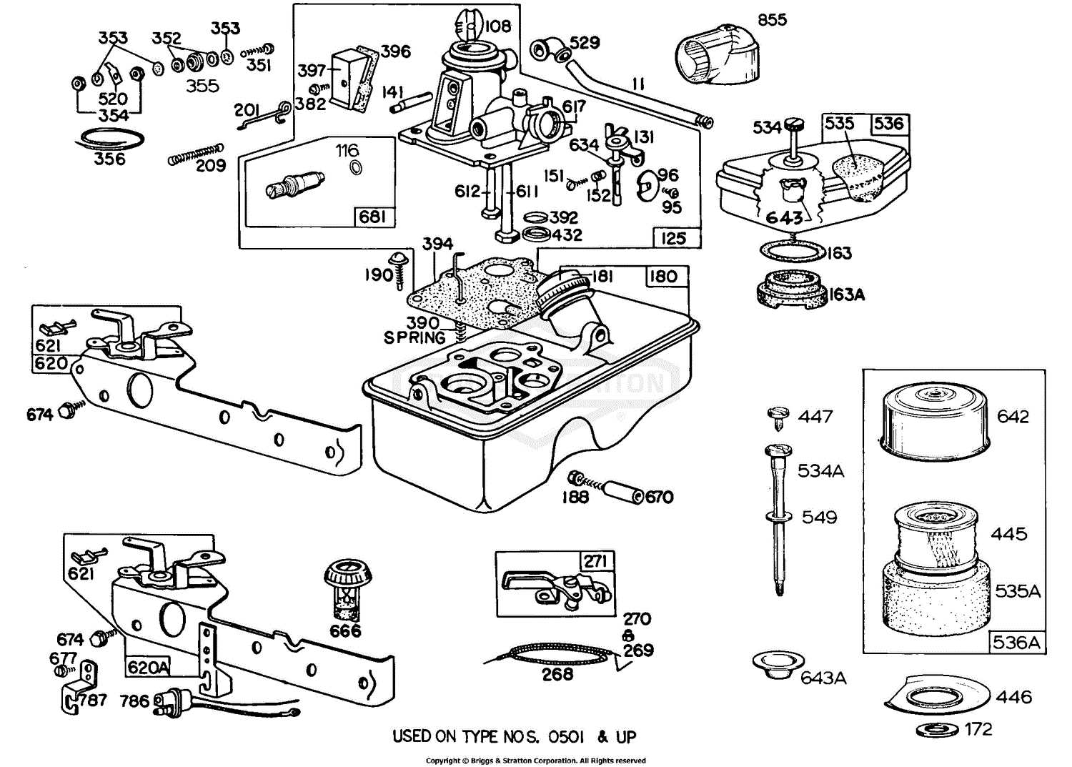 carburetor parts diagram