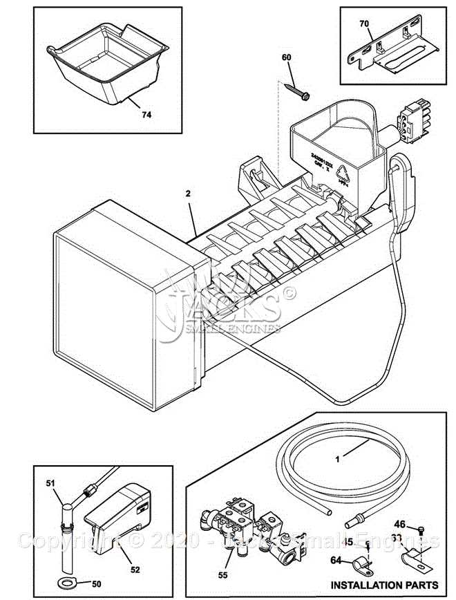 model frigidaire gallery refrigerator parts diagram