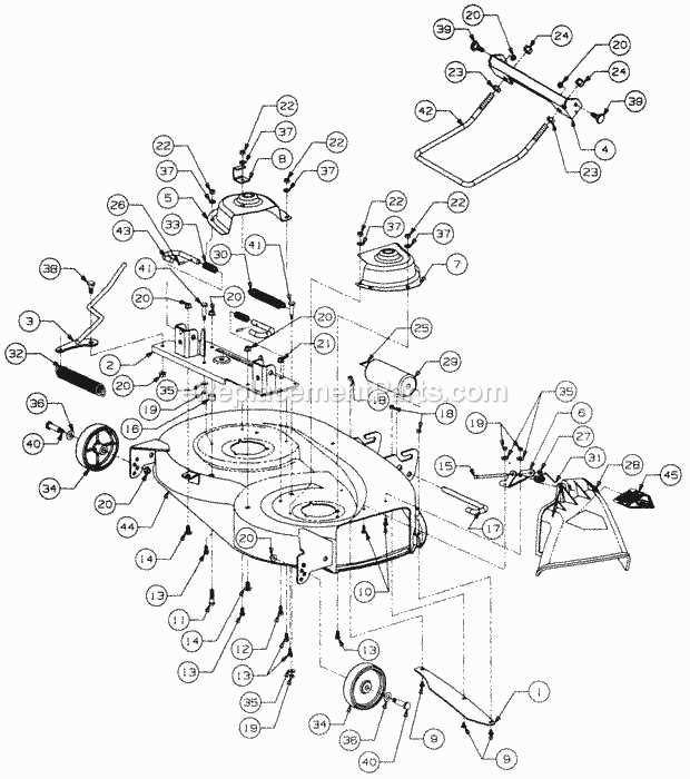 cub cadet hds 2135 parts diagram