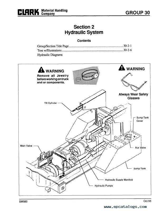 clark c500 forklift parts diagram