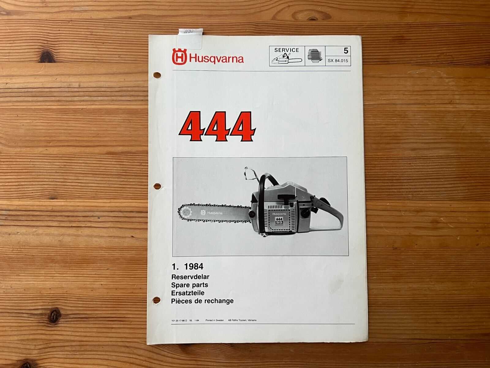 husqvarna 440 parts diagram