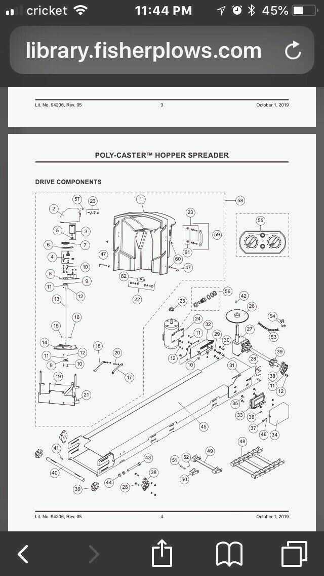 western tornado salt spreader parts diagram