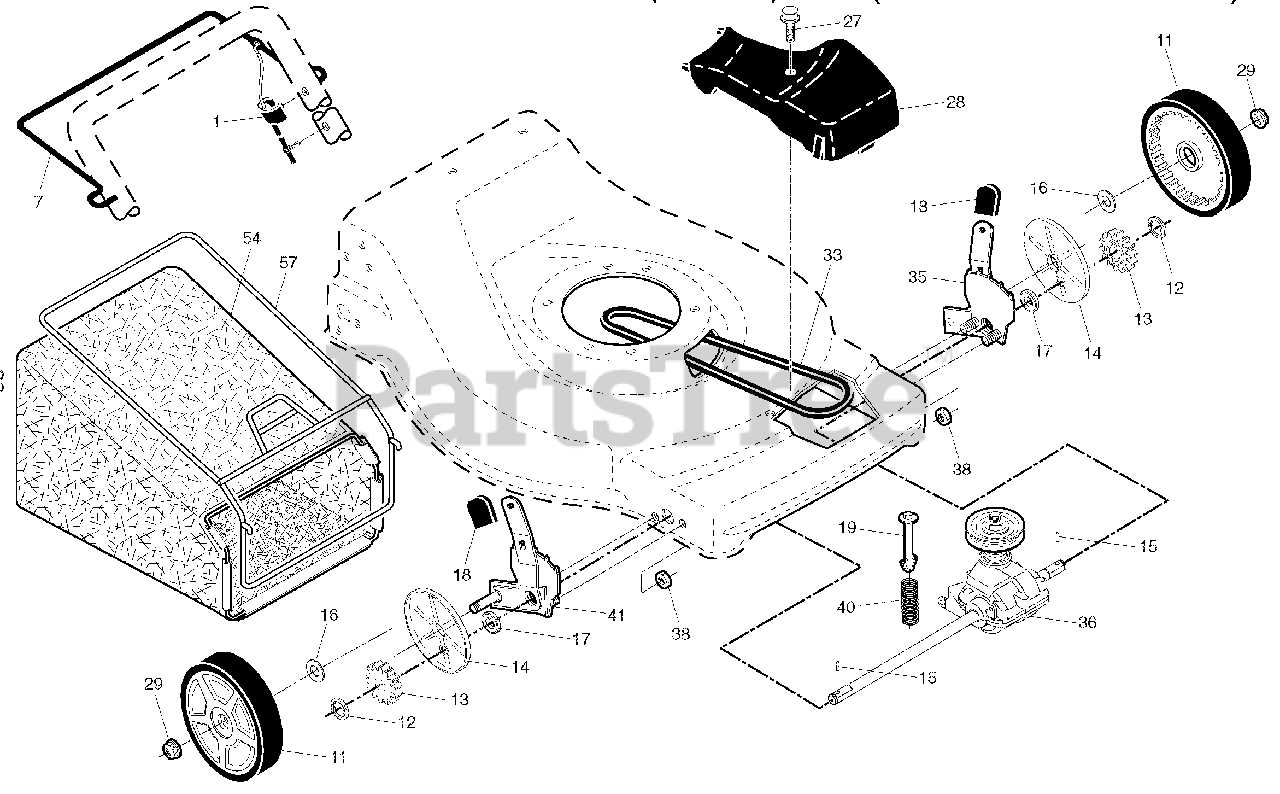 ariens lawn mower parts diagram