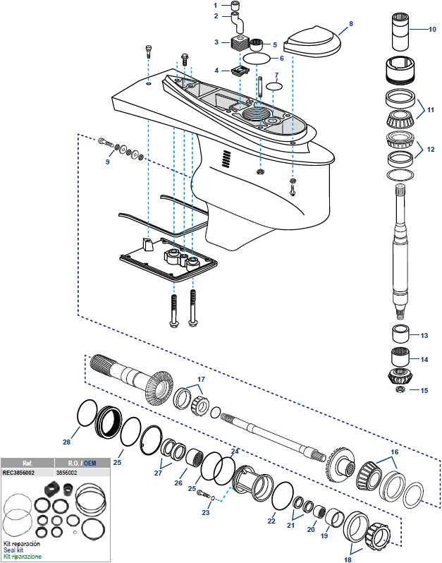 volvo penta sx m outdrive parts diagram