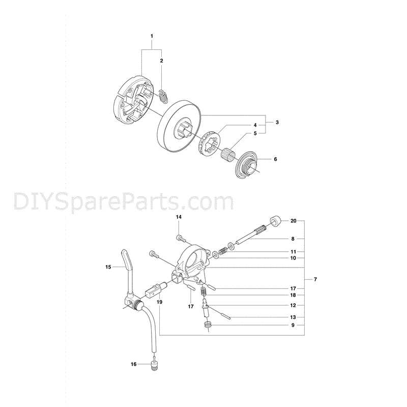 husqvarna 440 parts diagram