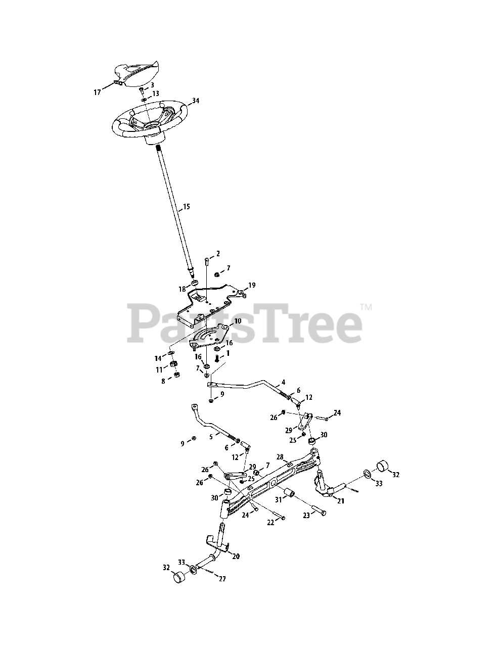 cub cadet ltx 1050 parts diagram