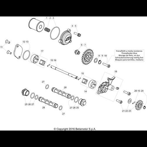 beta evo parts diagram