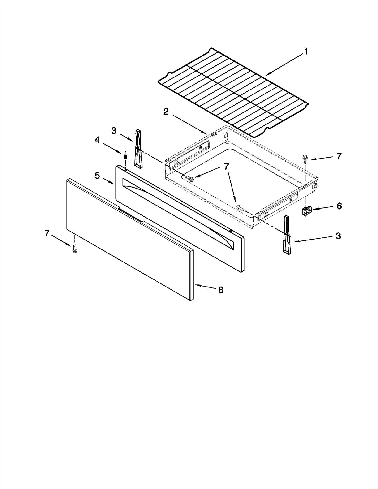 whirlpool electric range parts diagram