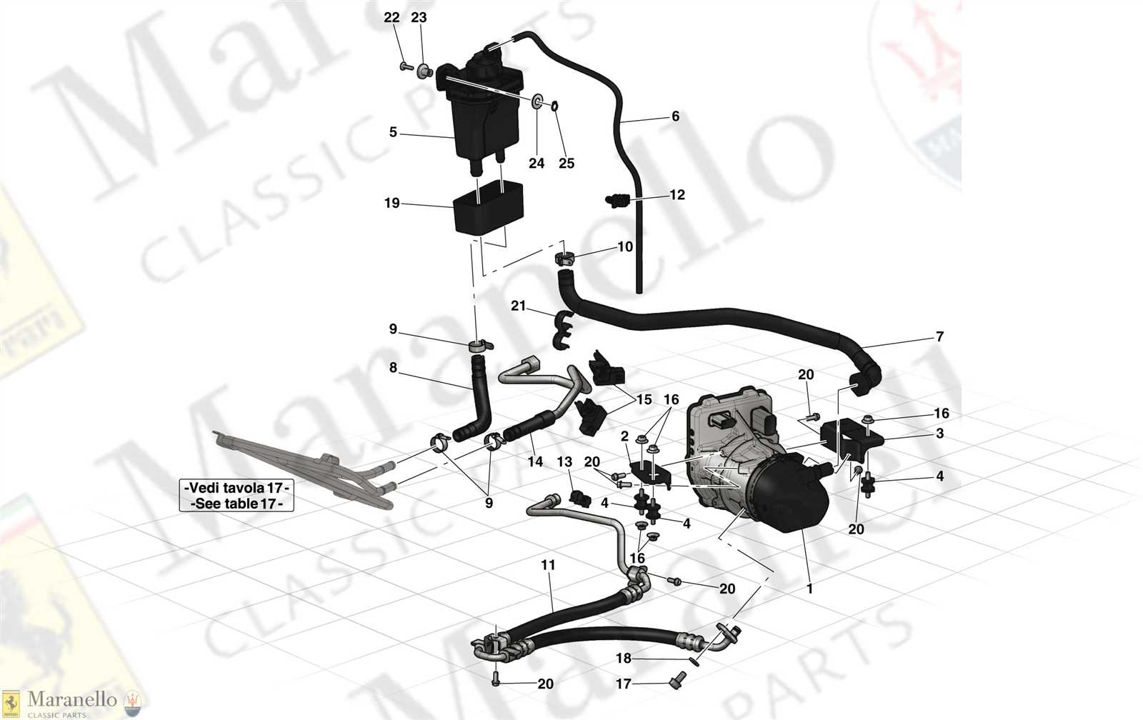 power steering pump parts diagram