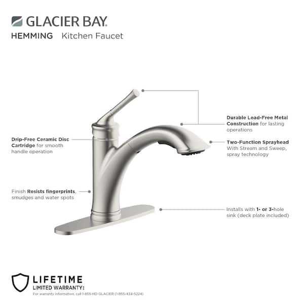 glacier bay kitchen faucet parts diagram