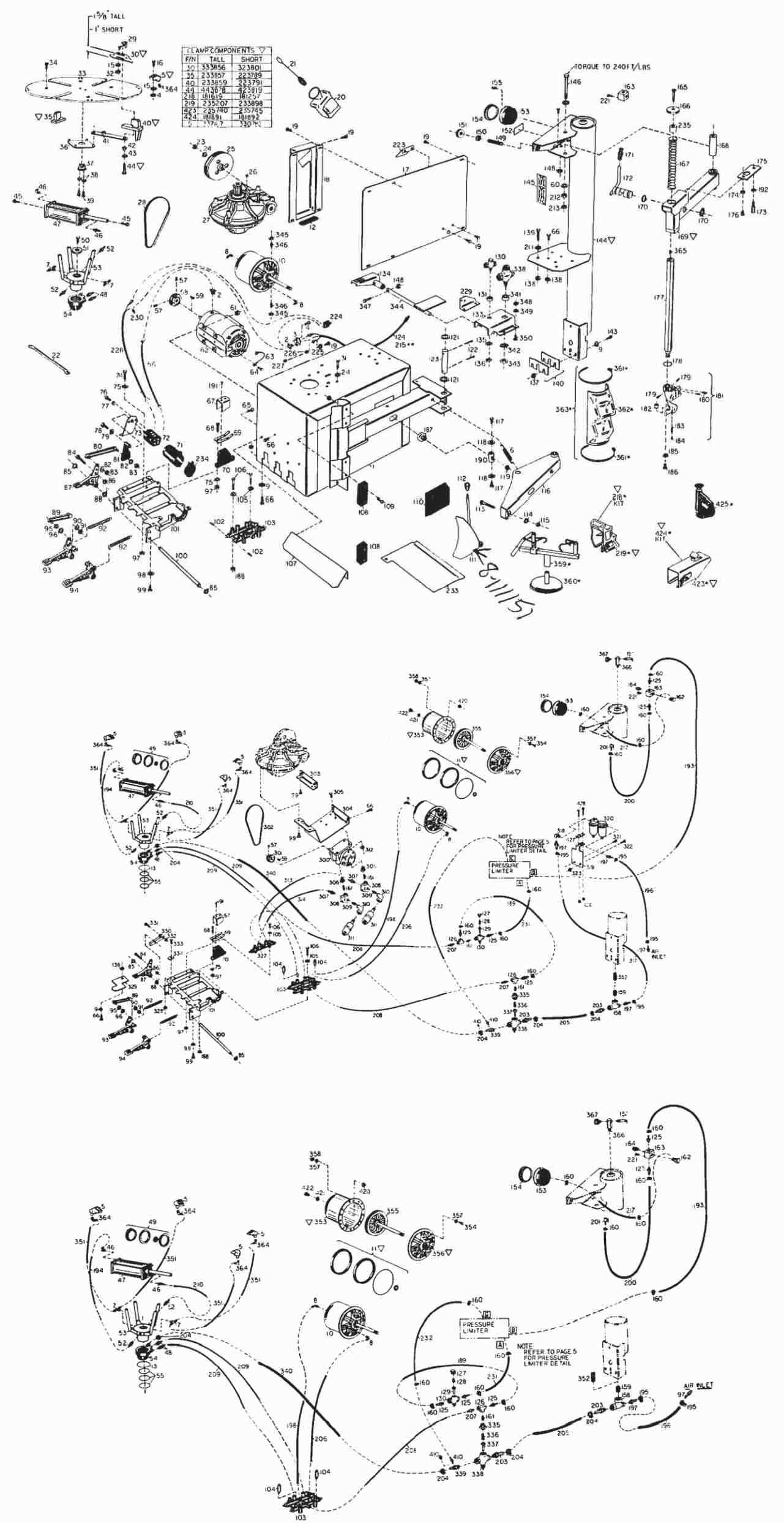 coats tire changer parts diagram