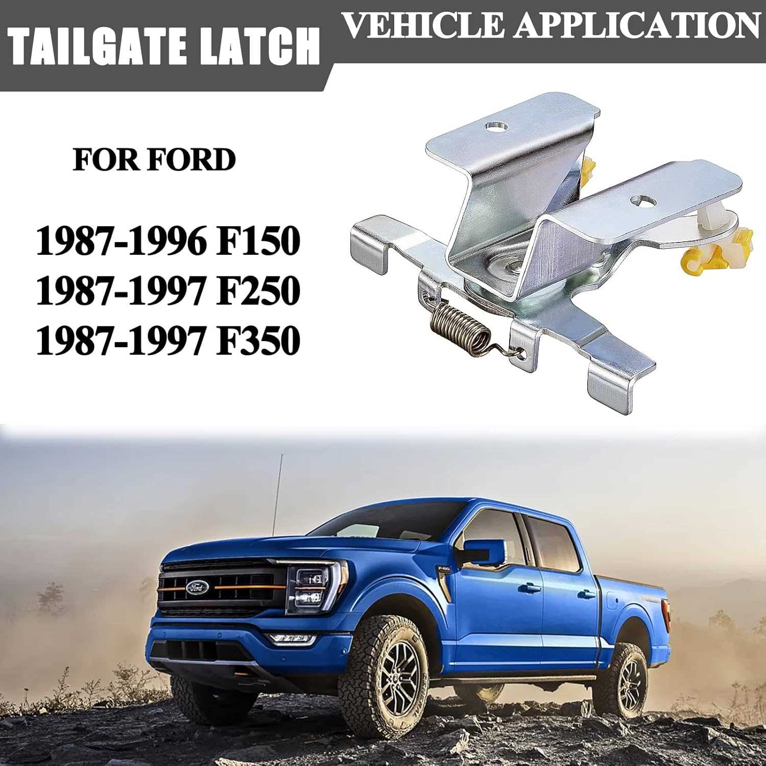 ford f150 tailgate parts diagram
