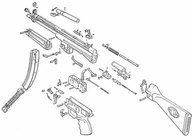 mp5 parts diagram