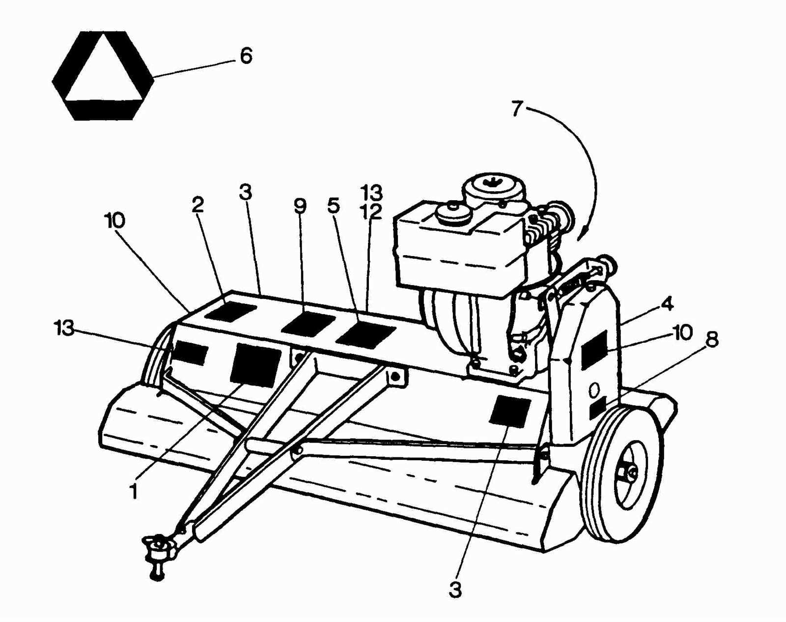 mott flail mower parts diagram