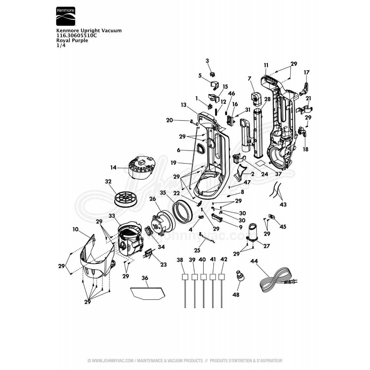 kenmore du2012 parts diagram