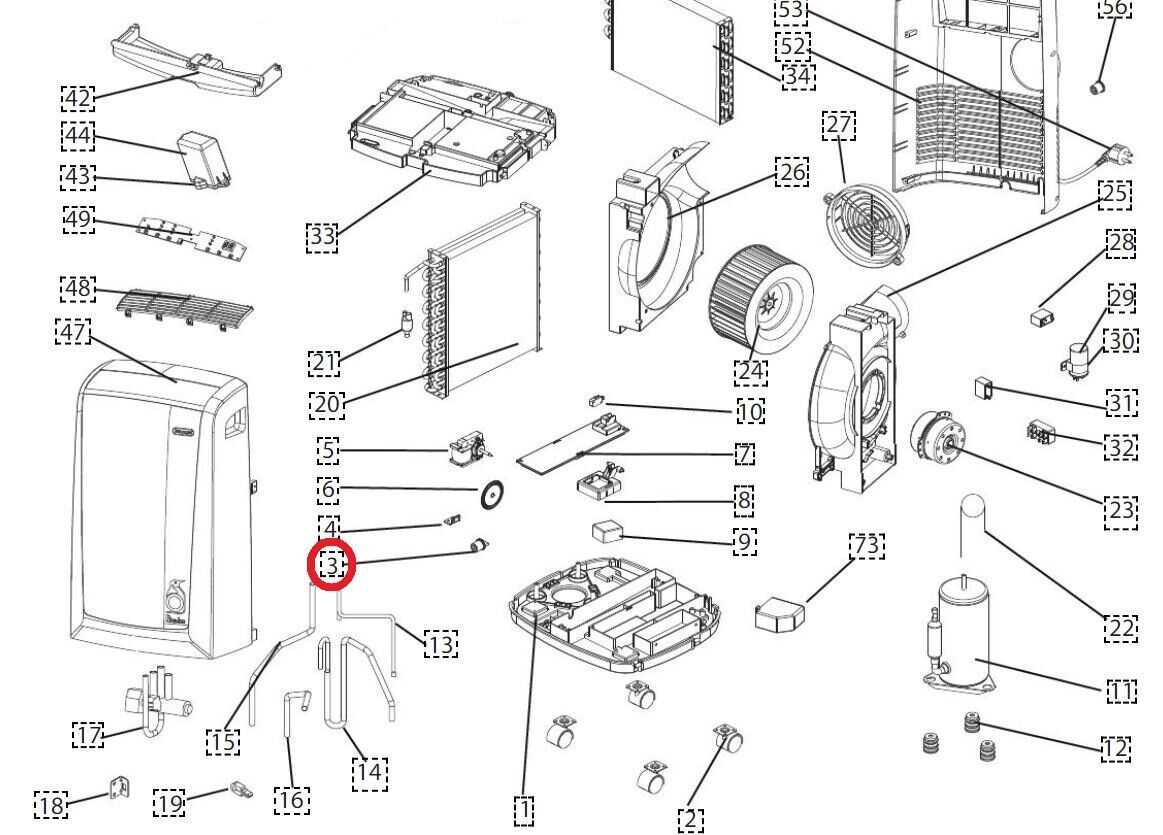 dehumidifier parts diagram