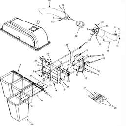 craftsman bagger parts diagram