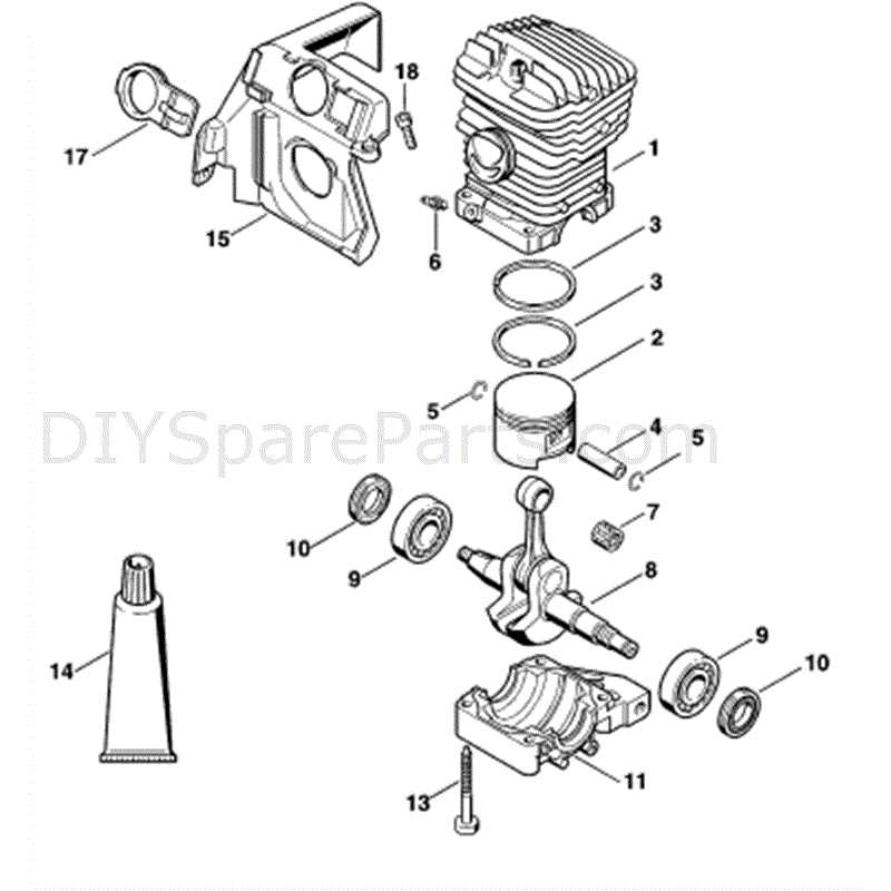 stihl ms 290 parts diagram