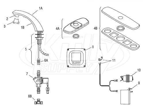 sloan parts diagram