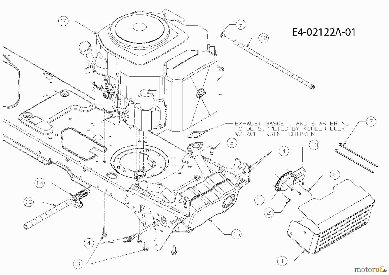 cub cadet 1554 parts diagram