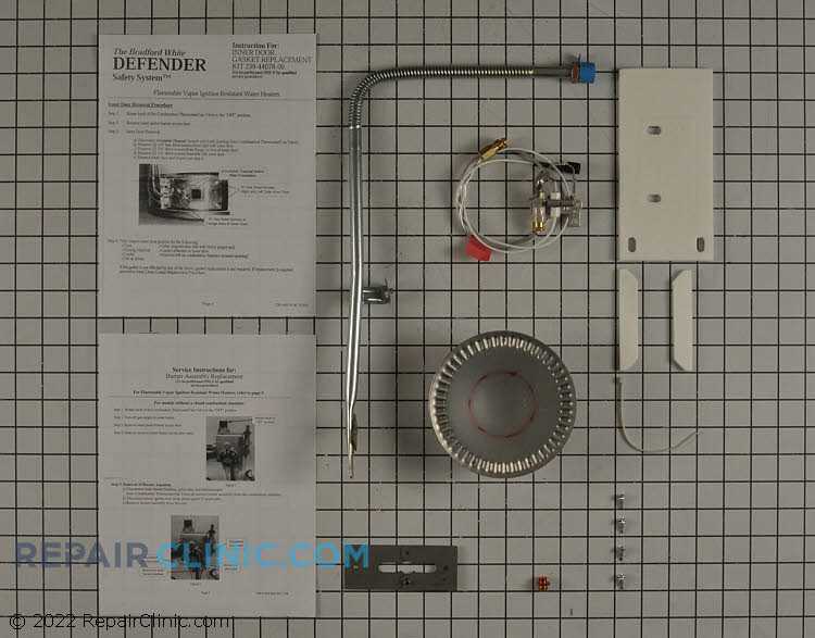 bradford white water heater parts diagram