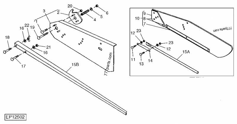 john deere sickle mower parts diagram