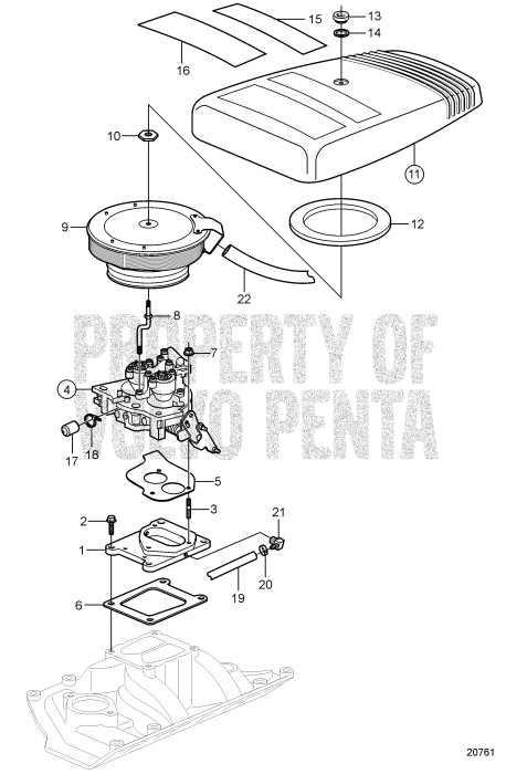 volvo penta 5.7 gi parts diagram