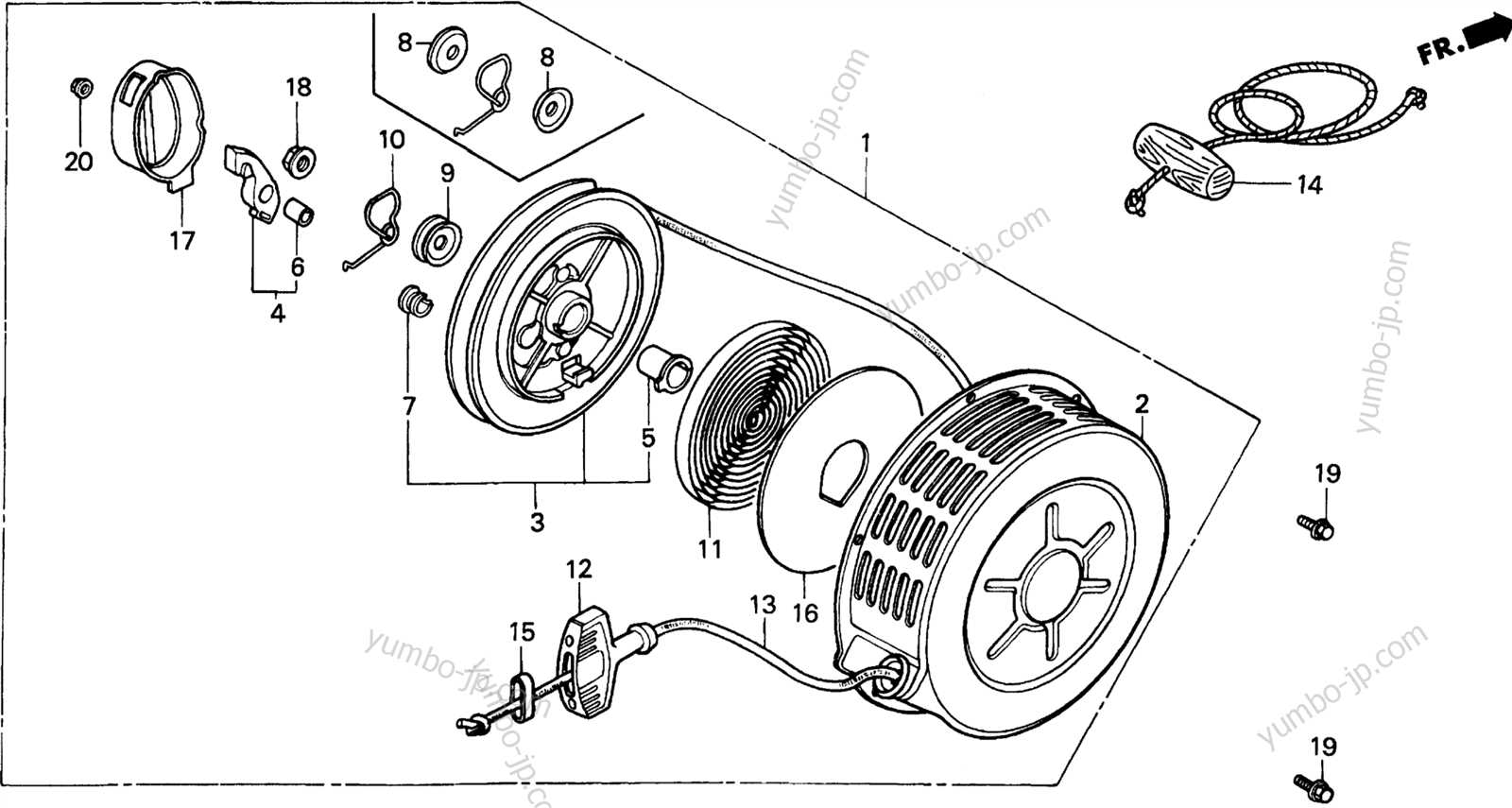 rototiller parts diagram