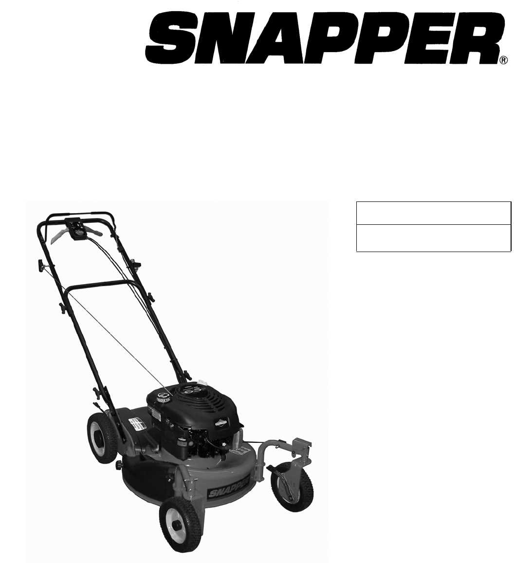 walk behind snapper self propelled lawn mower parts diagram