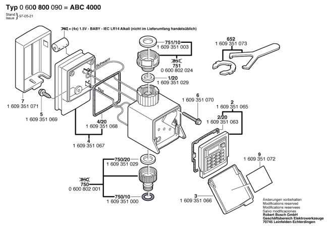 water meter parts diagram