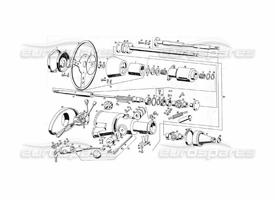 jeep steering parts diagram