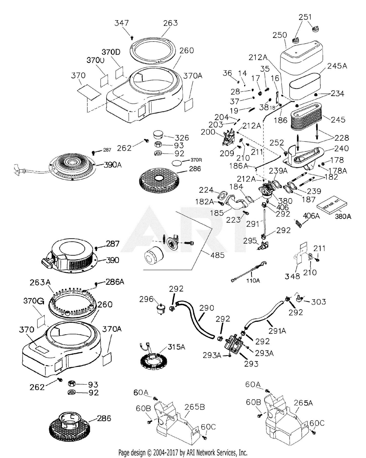 craftsman lt1500 parts diagram