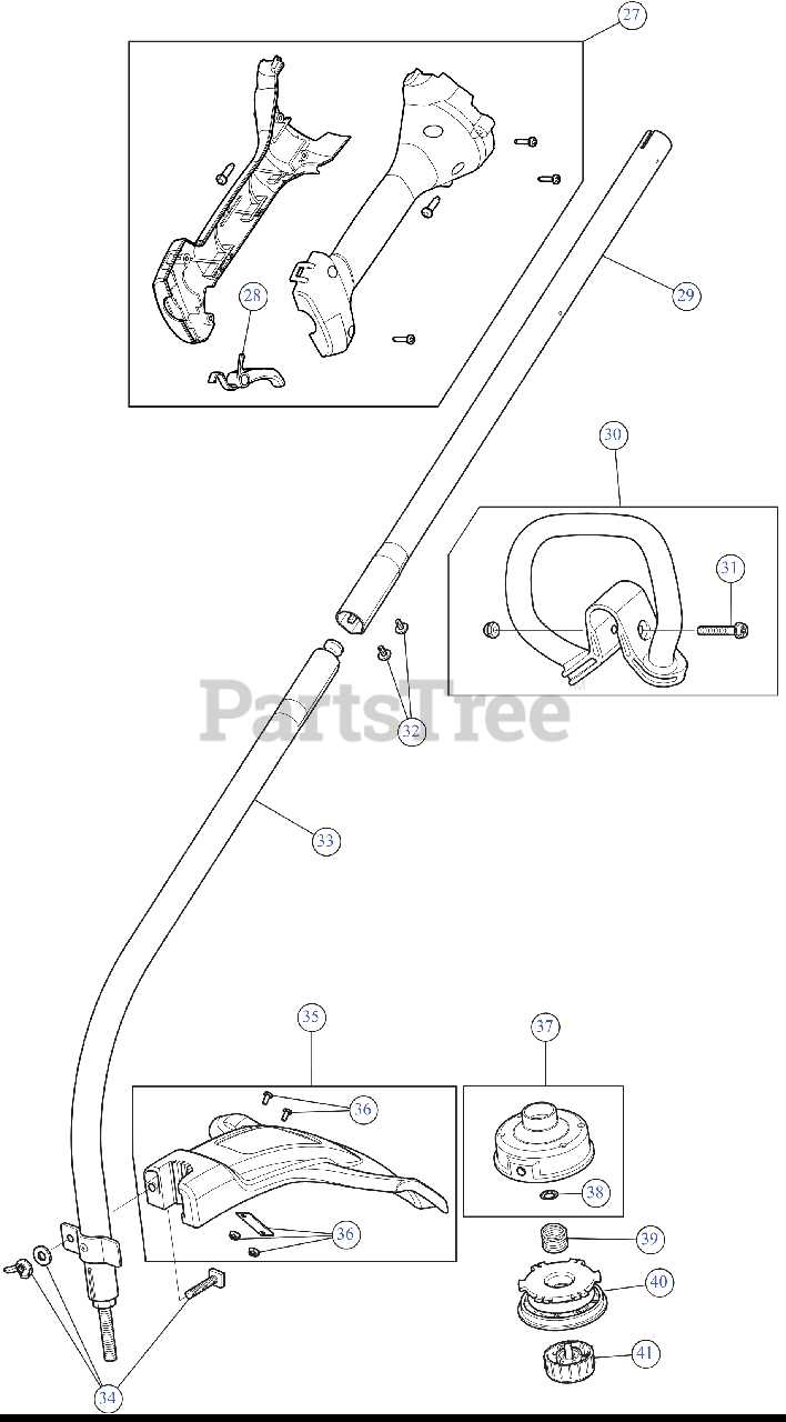 weed wacker parts diagram