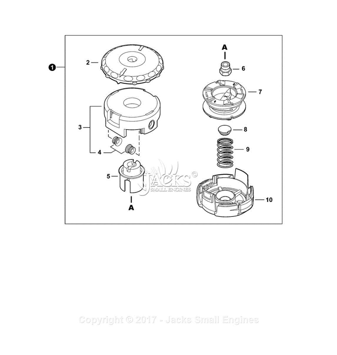 weedeater parts diagram