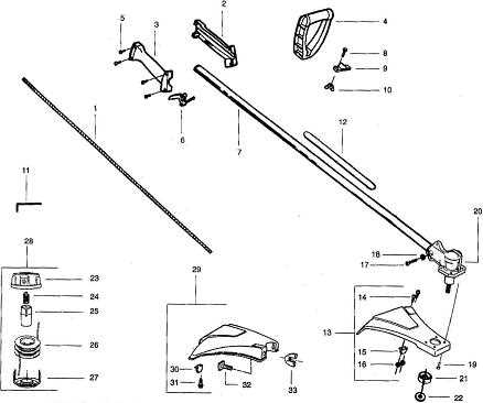 weedeater parts diagram