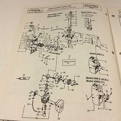 weedeater parts diagram