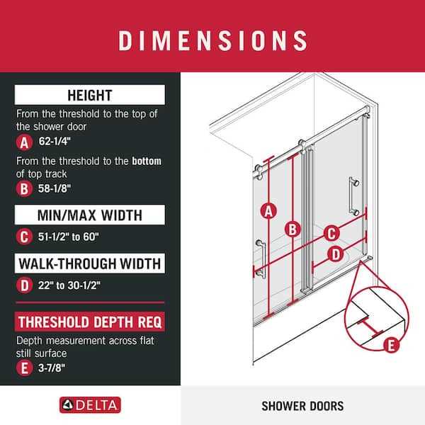 shower door parts diagram