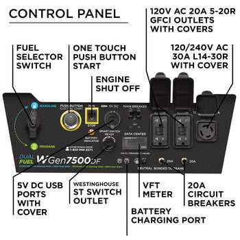 westinghouse generator parts diagram