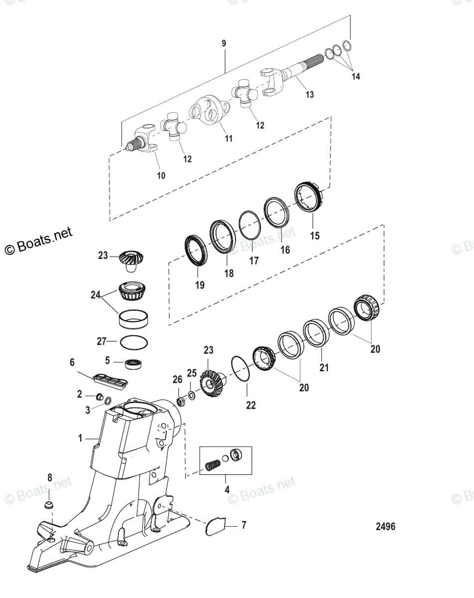 alpha one outdrive parts diagram